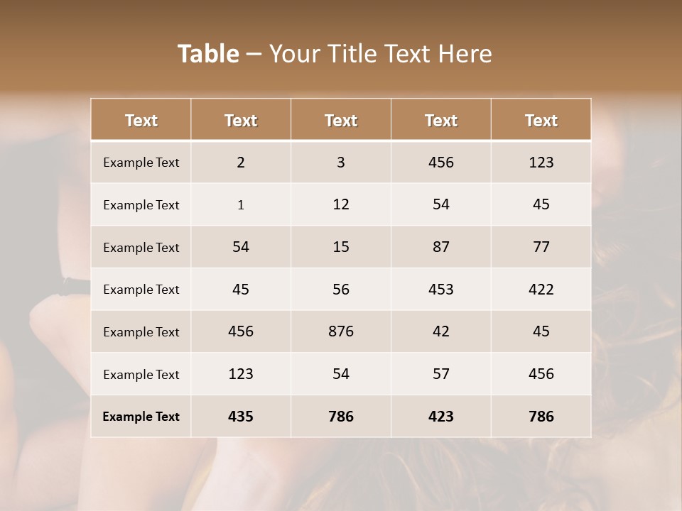 Adult Sensuality Uality PowerPoint Template