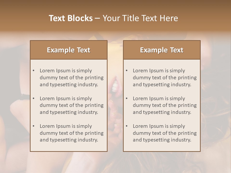 Adult Sensuality Uality PowerPoint Template