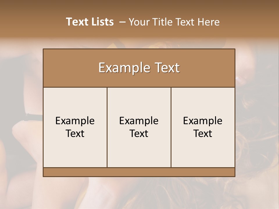 Adult Sensuality Uality PowerPoint Template