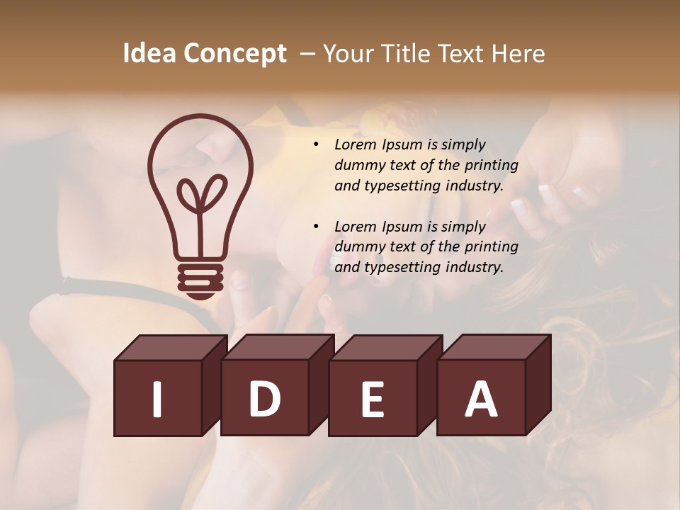 Adult Sensuality Uality PowerPoint Template