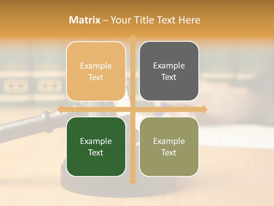 Court Adjournment Arbitrate PowerPoint Template