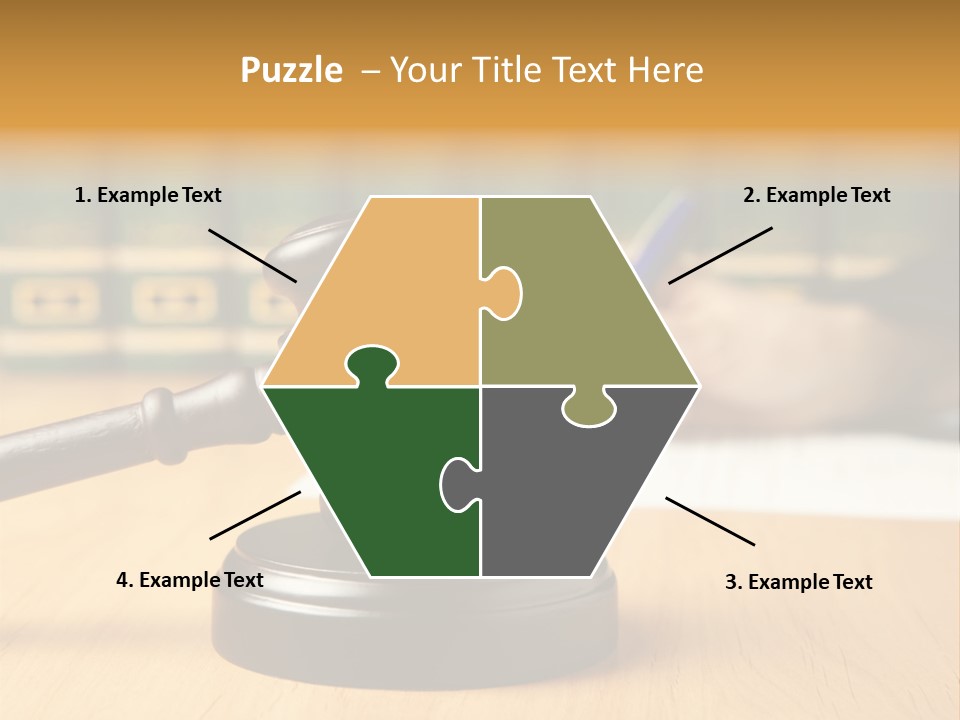 Court Adjournment Arbitrate PowerPoint Template