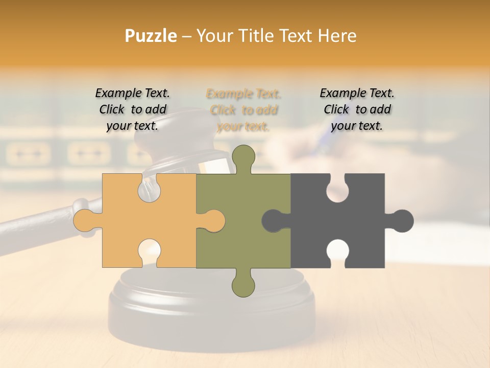 Court Adjournment Arbitrate PowerPoint Template