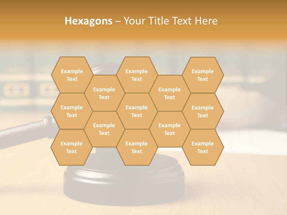 Court Adjournment Arbitrate PowerPoint Template