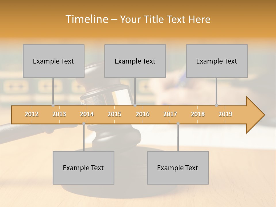 Court Adjournment Arbitrate PowerPoint Template