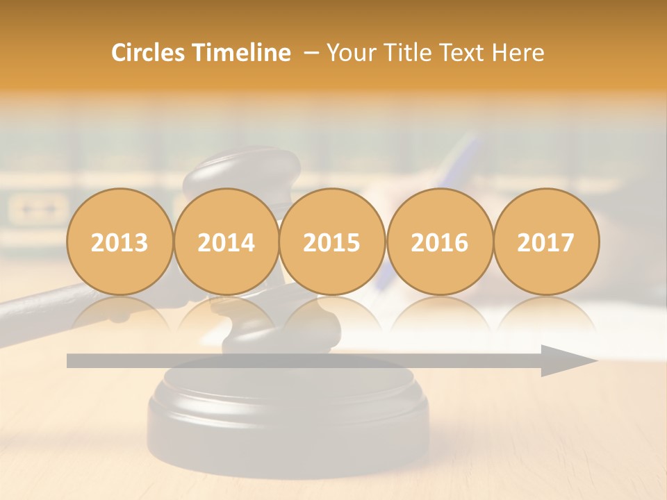 Court Adjournment Arbitrate PowerPoint Template