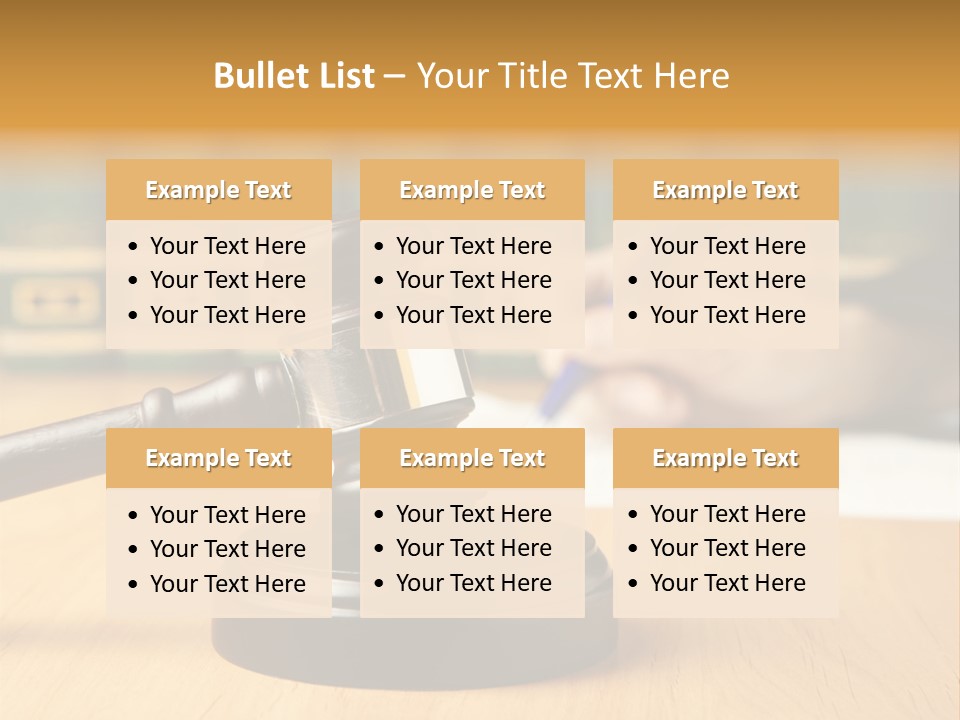 Court Adjournment Arbitrate PowerPoint Template