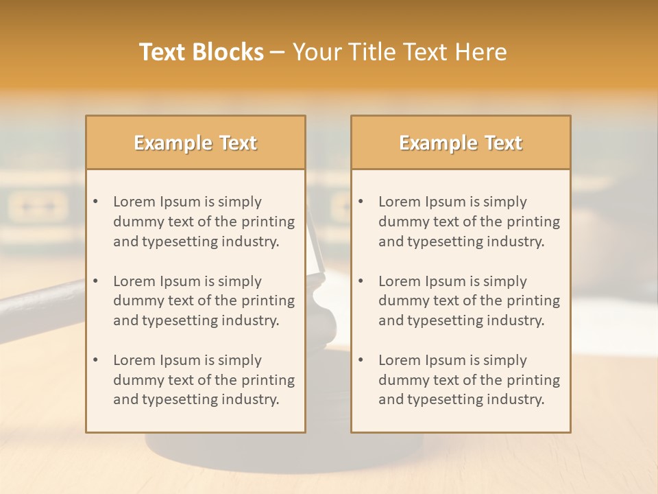 Court Adjournment Arbitrate PowerPoint Template