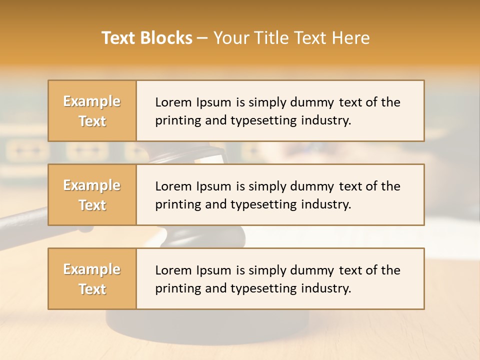 Court Adjournment Arbitrate PowerPoint Template