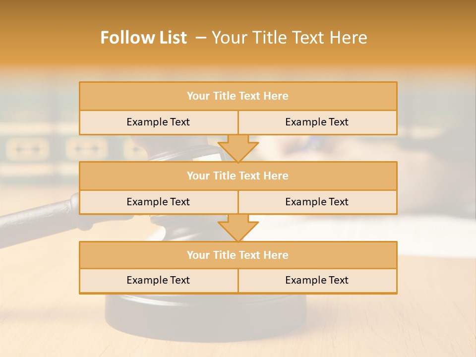 Court Adjournment Arbitrate PowerPoint Template