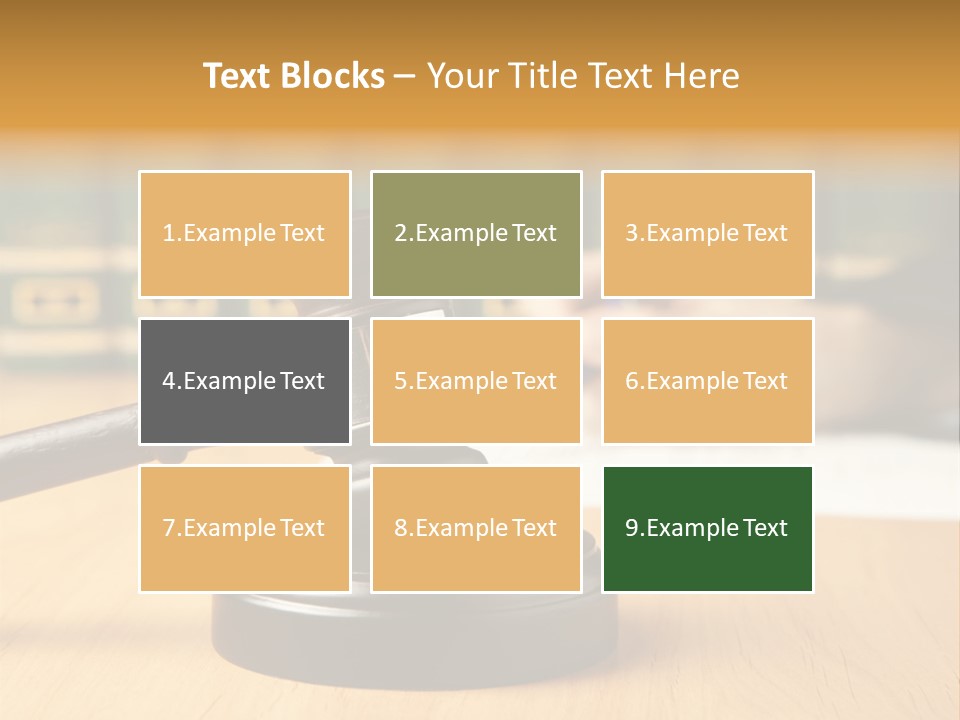 Court Adjournment Arbitrate PowerPoint Template