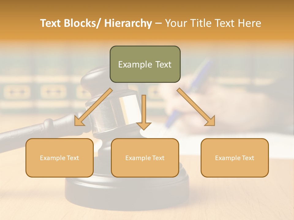 Court Adjournment Arbitrate PowerPoint Template