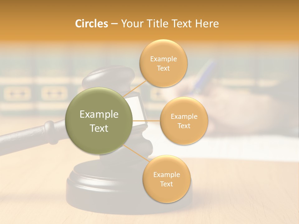 Court Adjournment Arbitrate PowerPoint Template