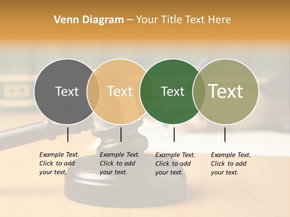 Court Adjournment Arbitrate PowerPoint Template