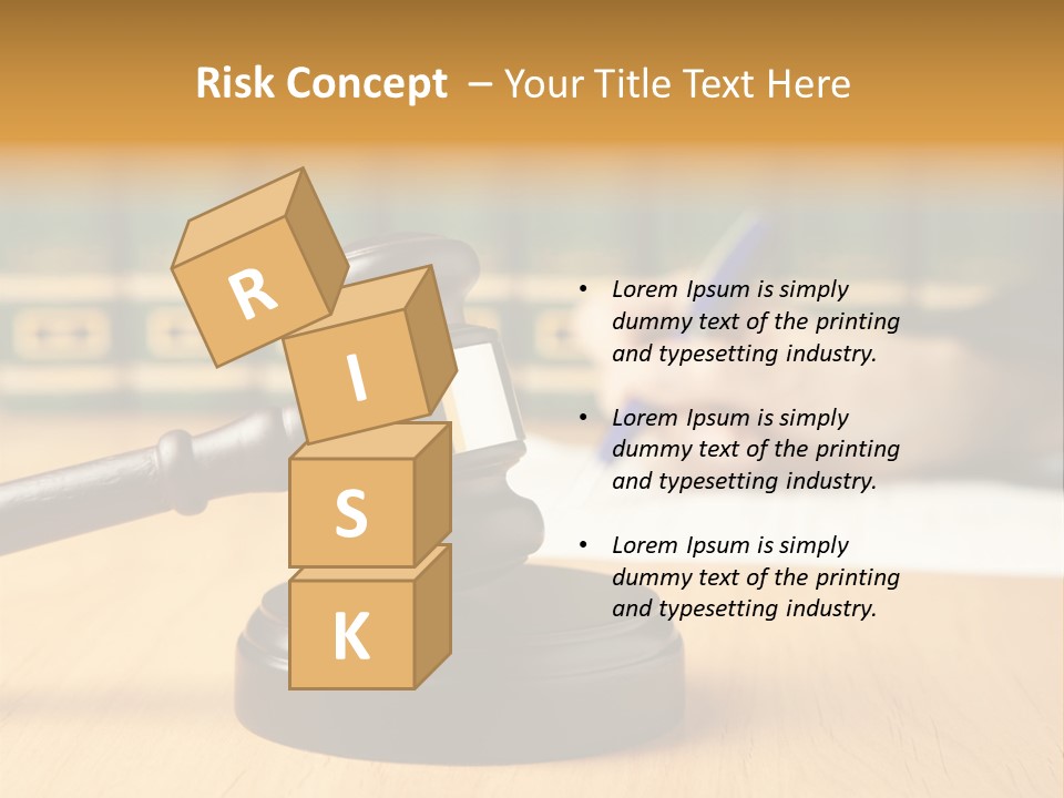 Court Adjournment Arbitrate PowerPoint Template
