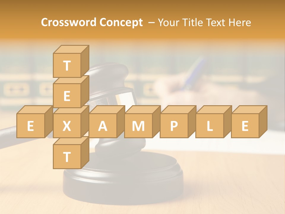 Court Adjournment Arbitrate PowerPoint Template