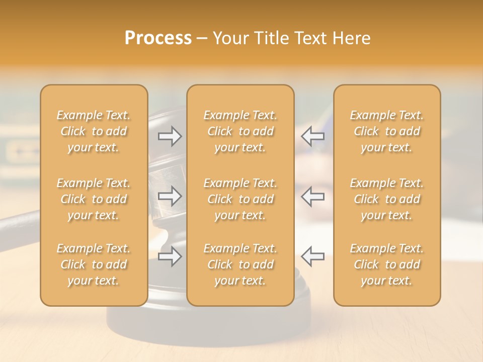 Court Adjournment Arbitrate PowerPoint Template