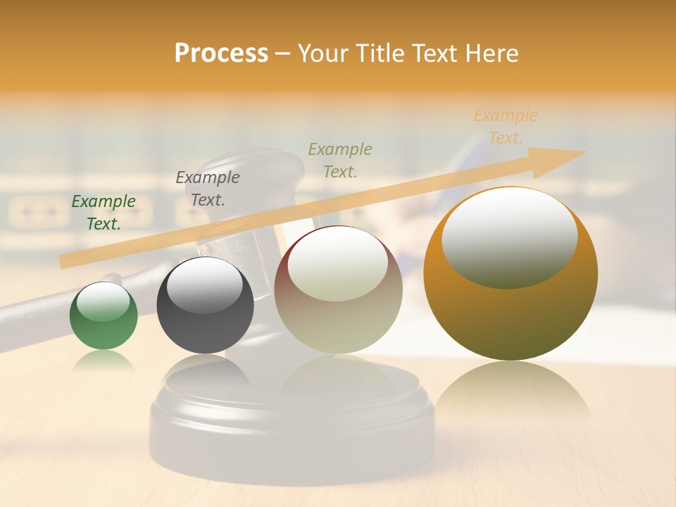 Court Adjournment Arbitrate PowerPoint Template