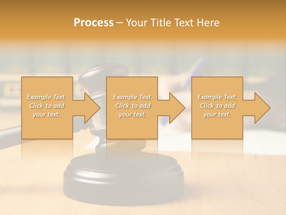 Court Adjournment Arbitrate PowerPoint Template
