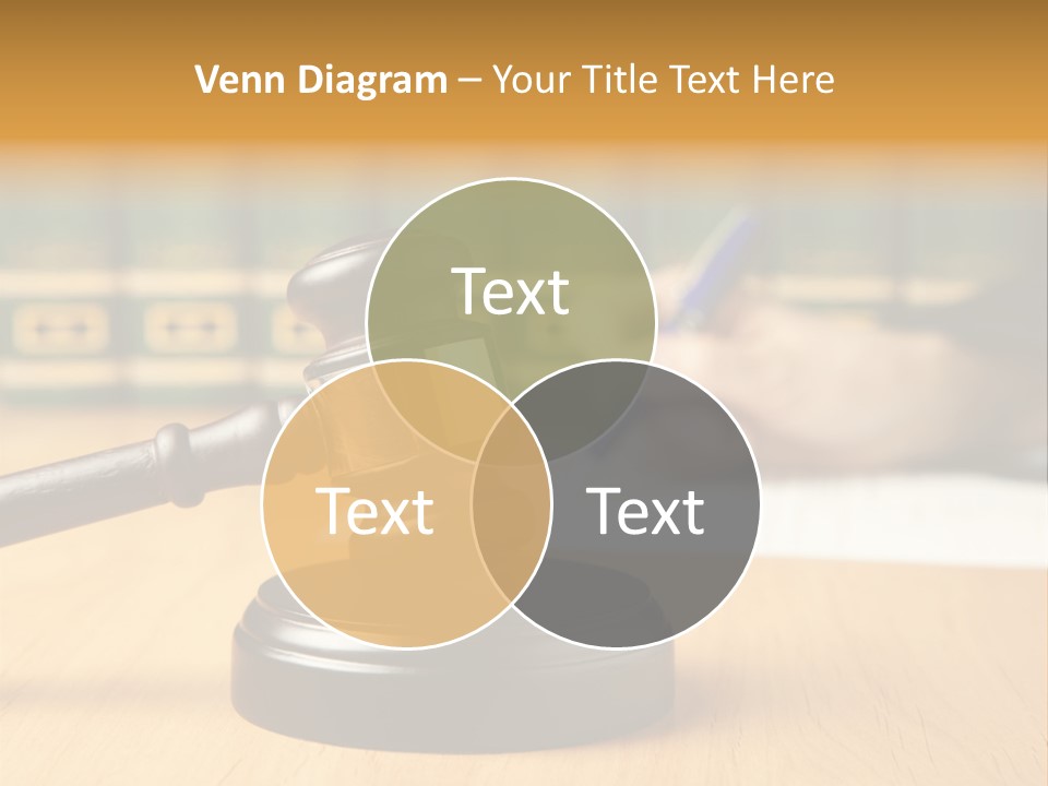Court Adjournment Arbitrate PowerPoint Template