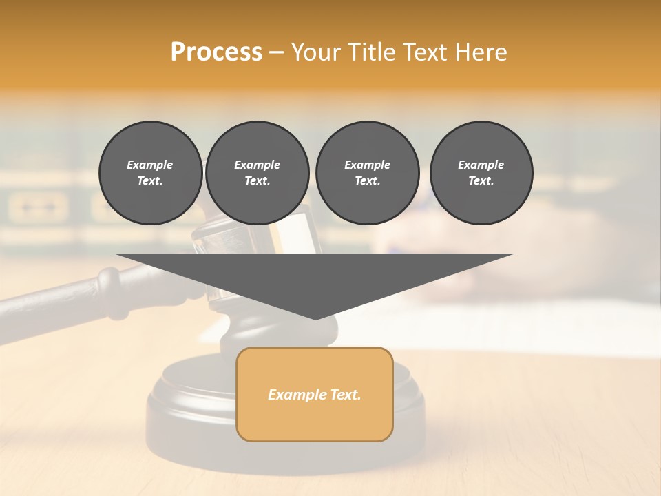 Court Adjournment Arbitrate PowerPoint Template