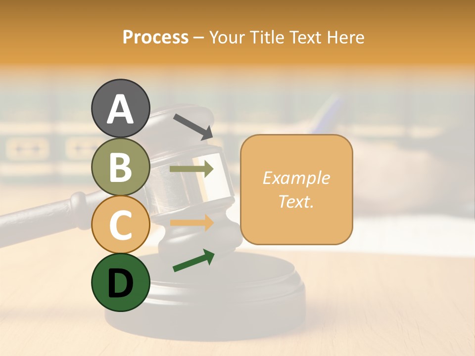 Court Adjournment Arbitrate PowerPoint Template
