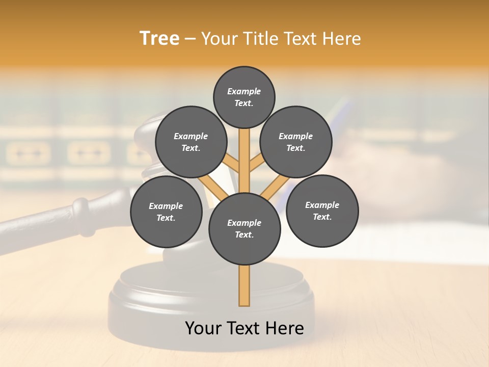 Court Adjournment Arbitrate PowerPoint Template