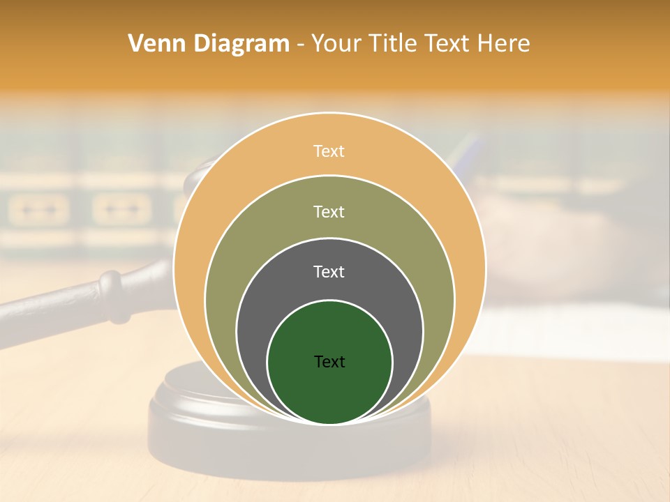 Court Adjournment Arbitrate PowerPoint Template