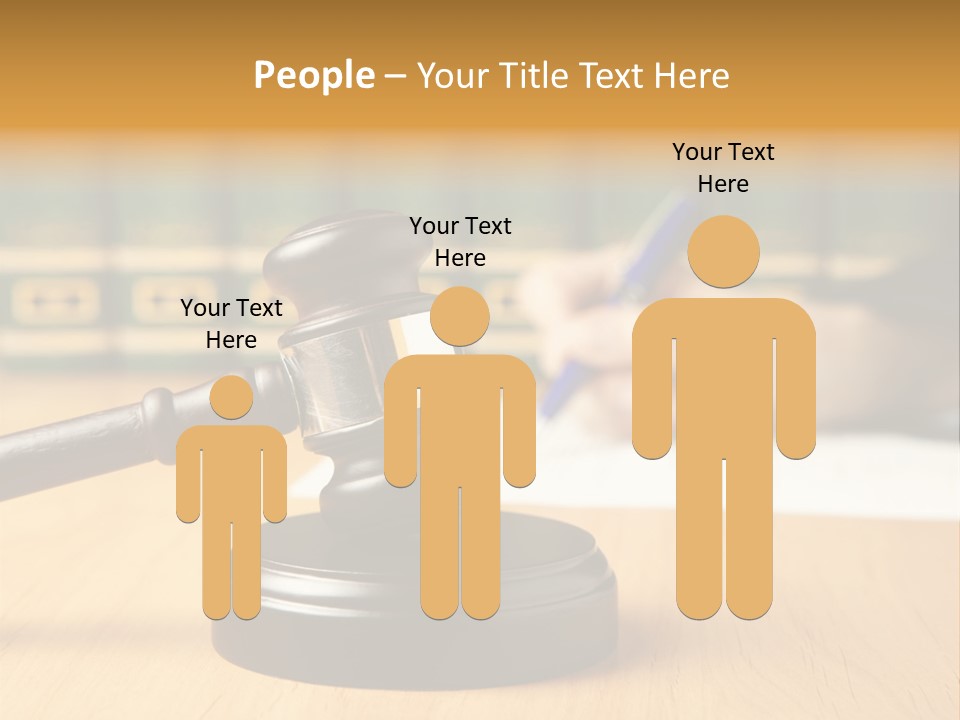 Court Adjournment Arbitrate PowerPoint Template