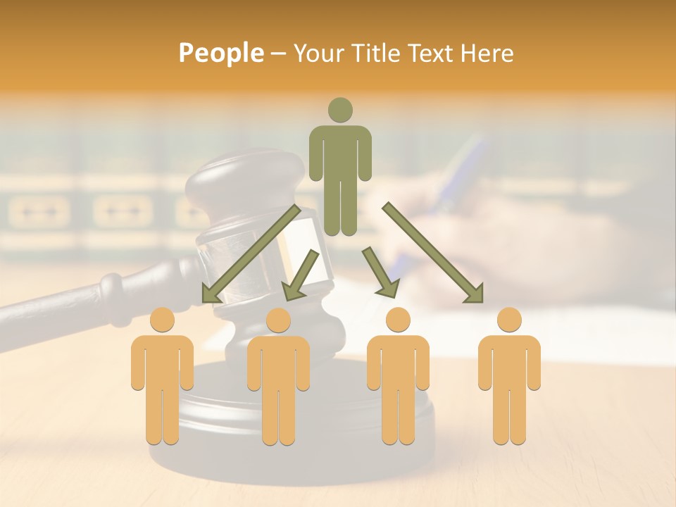 Court Adjournment Arbitrate PowerPoint Template