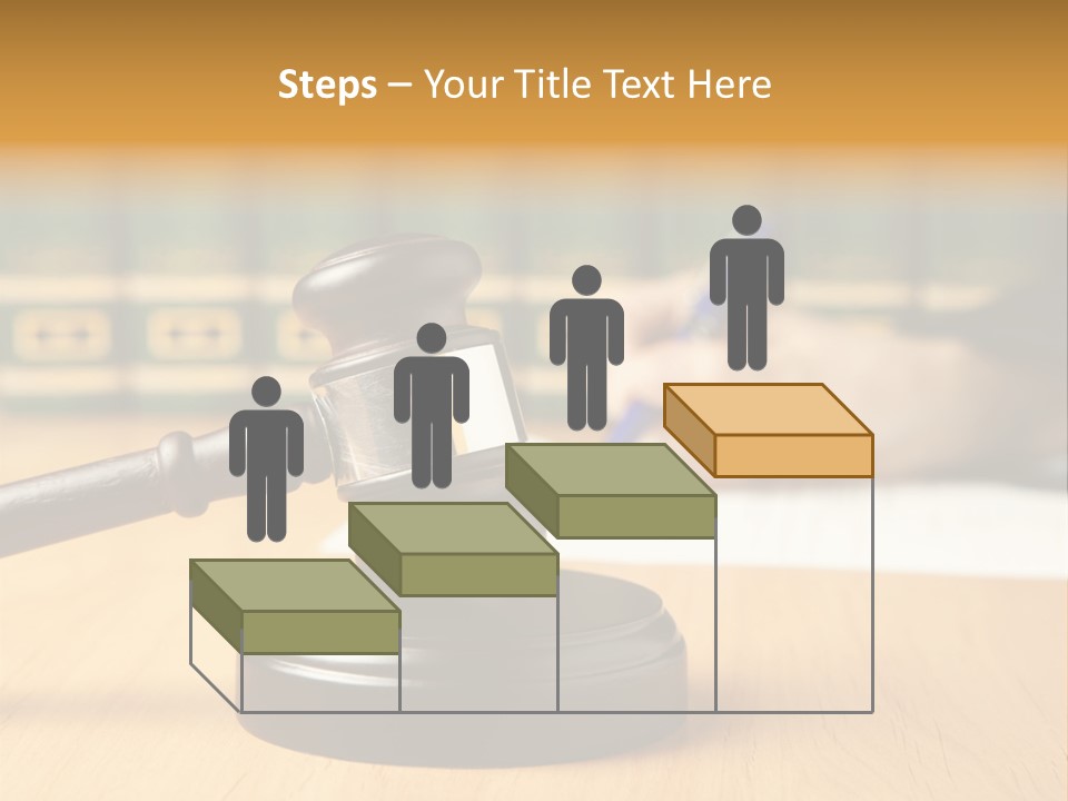Court Adjournment Arbitrate PowerPoint Template