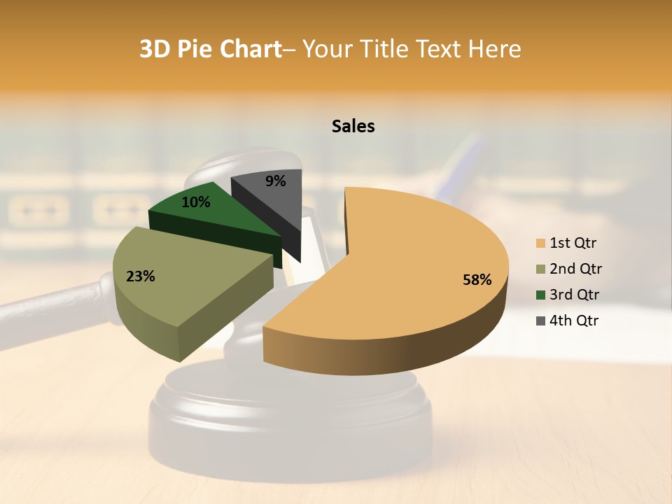 Court Adjournment Arbitrate PowerPoint Template