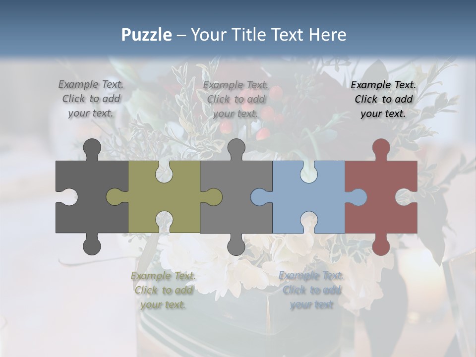 Set Restaurant Buffet PowerPoint Template