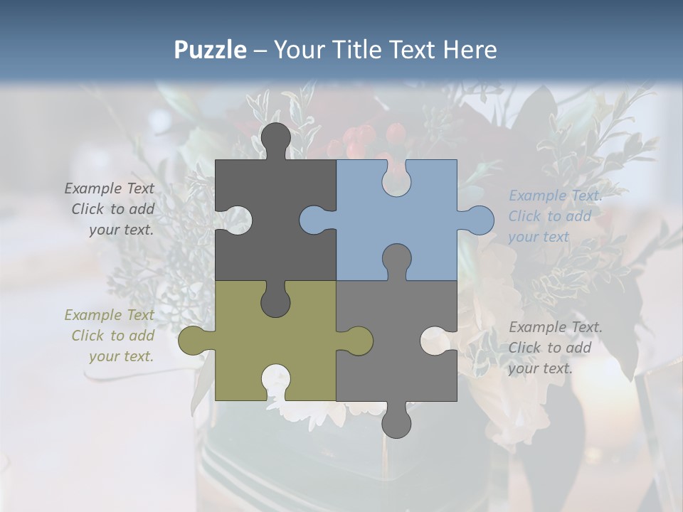 Set Restaurant Buffet PowerPoint Template