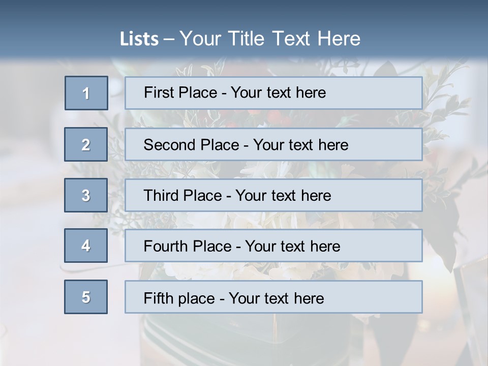 Set Restaurant Buffet PowerPoint Template