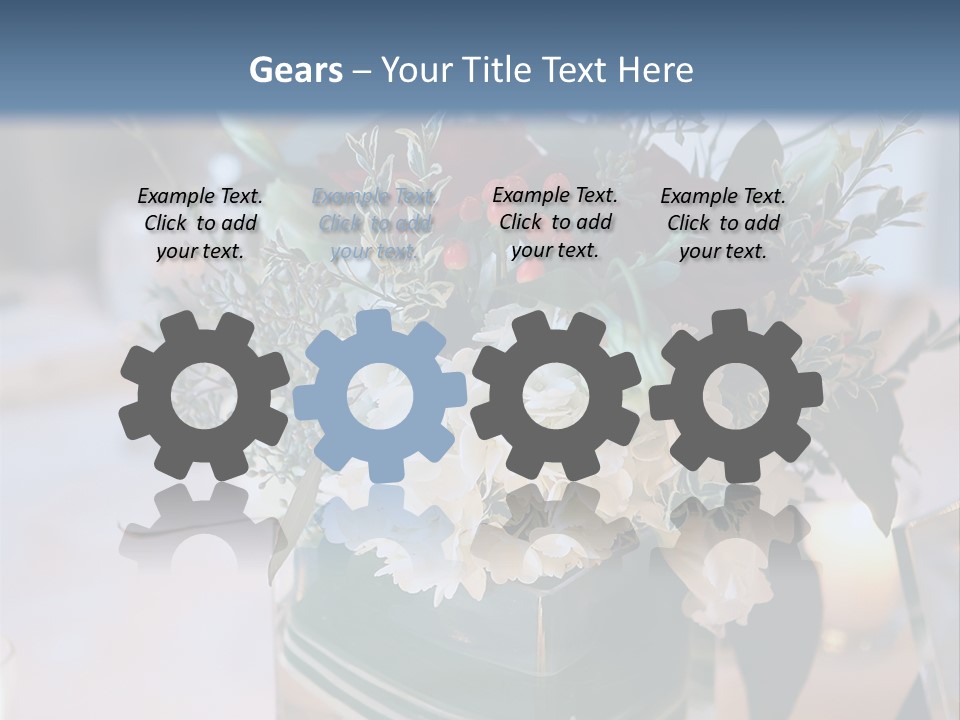 Set Restaurant Buffet PowerPoint Template