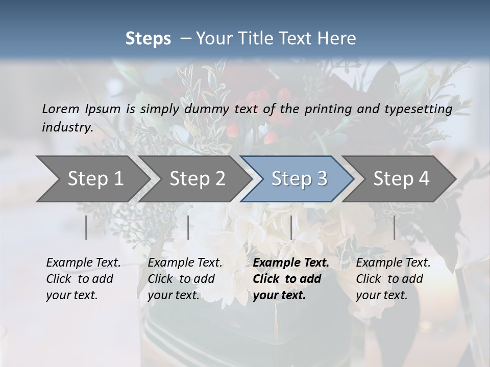 Set Restaurant Buffet PowerPoint Template