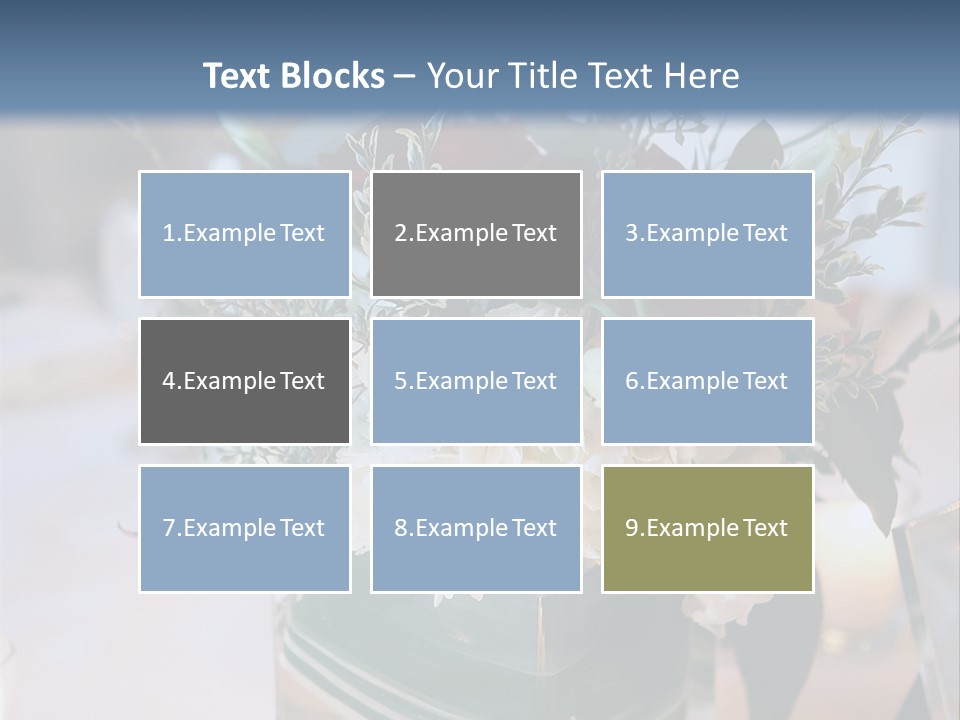Set Restaurant Buffet PowerPoint Template