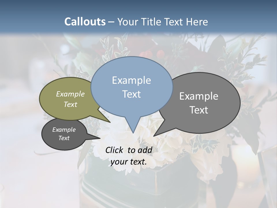 Set Restaurant Buffet PowerPoint Template