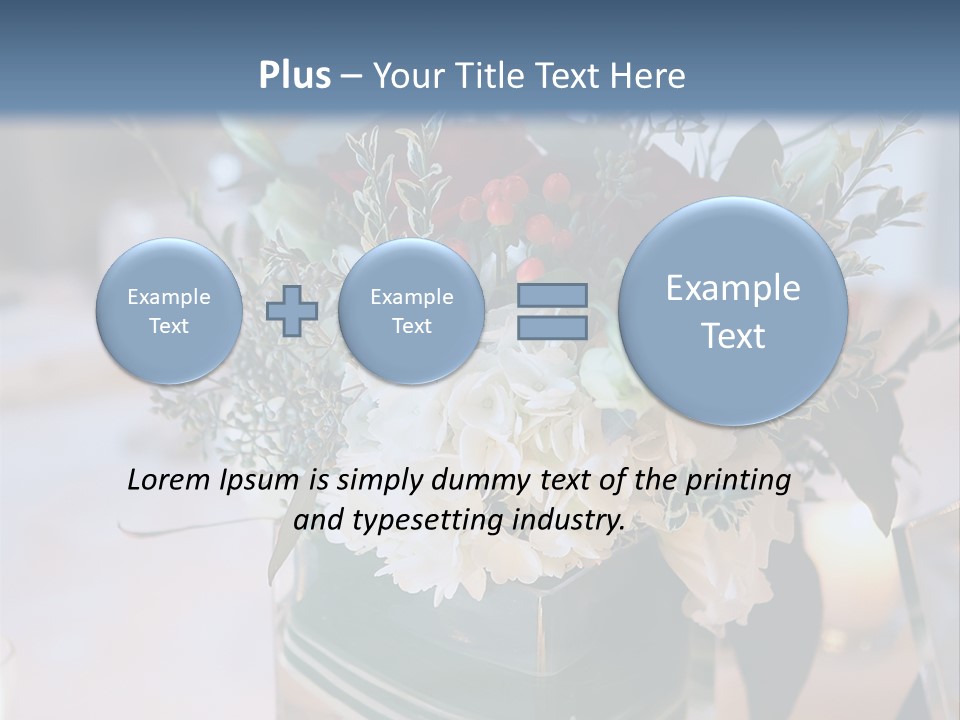 Set Restaurant Buffet PowerPoint Template