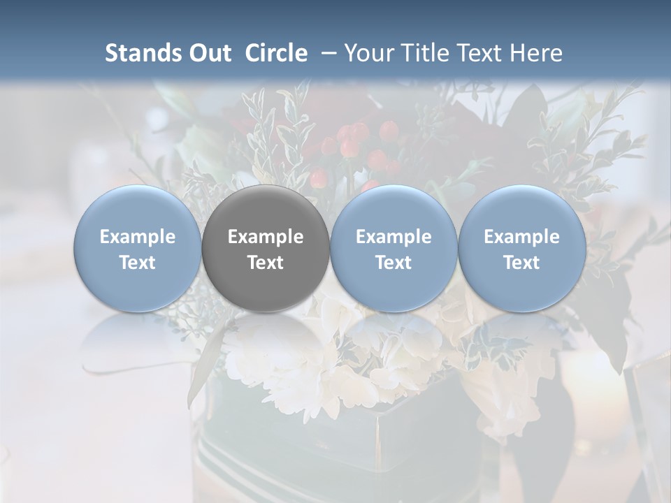 Set Restaurant Buffet PowerPoint Template