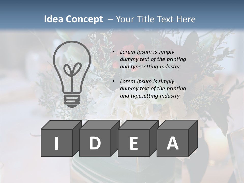 Set Restaurant Buffet PowerPoint Template