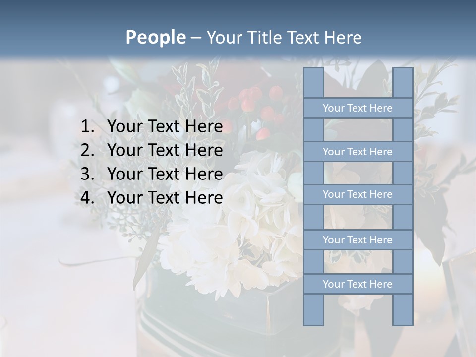 Set Restaurant Buffet PowerPoint Template