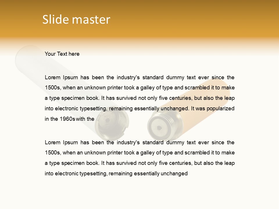 Stop Technology Cartridge PowerPoint Template