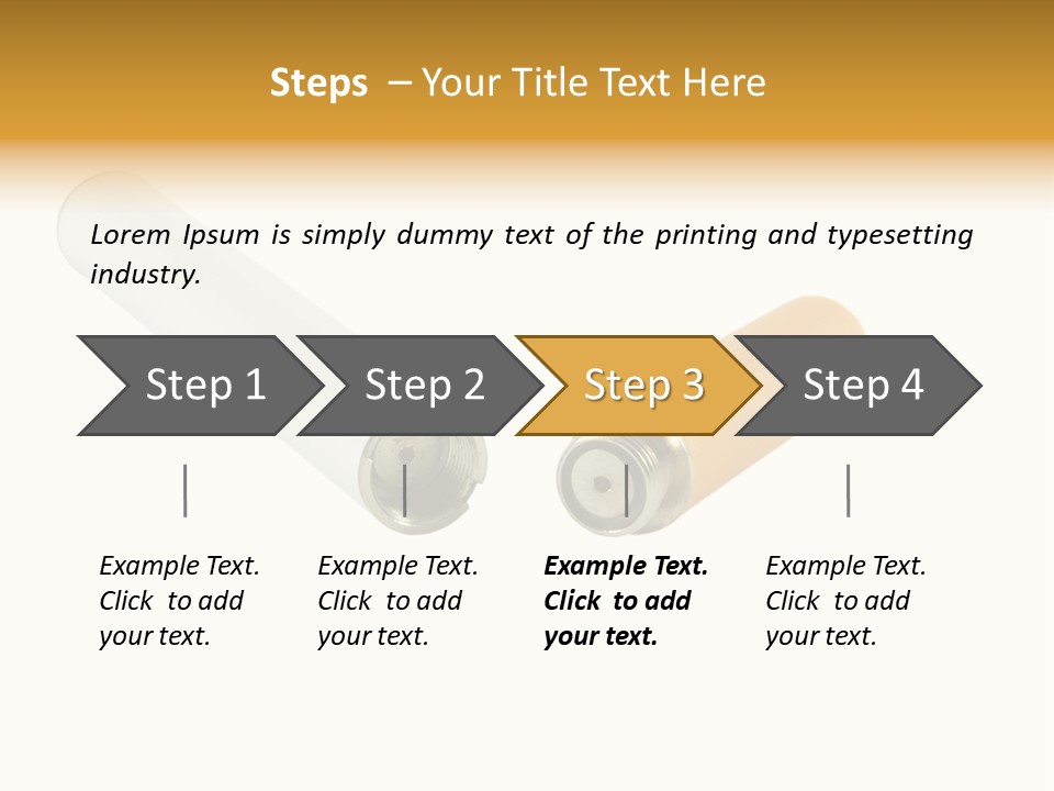 Stop Technology Cartridge PowerPoint Template