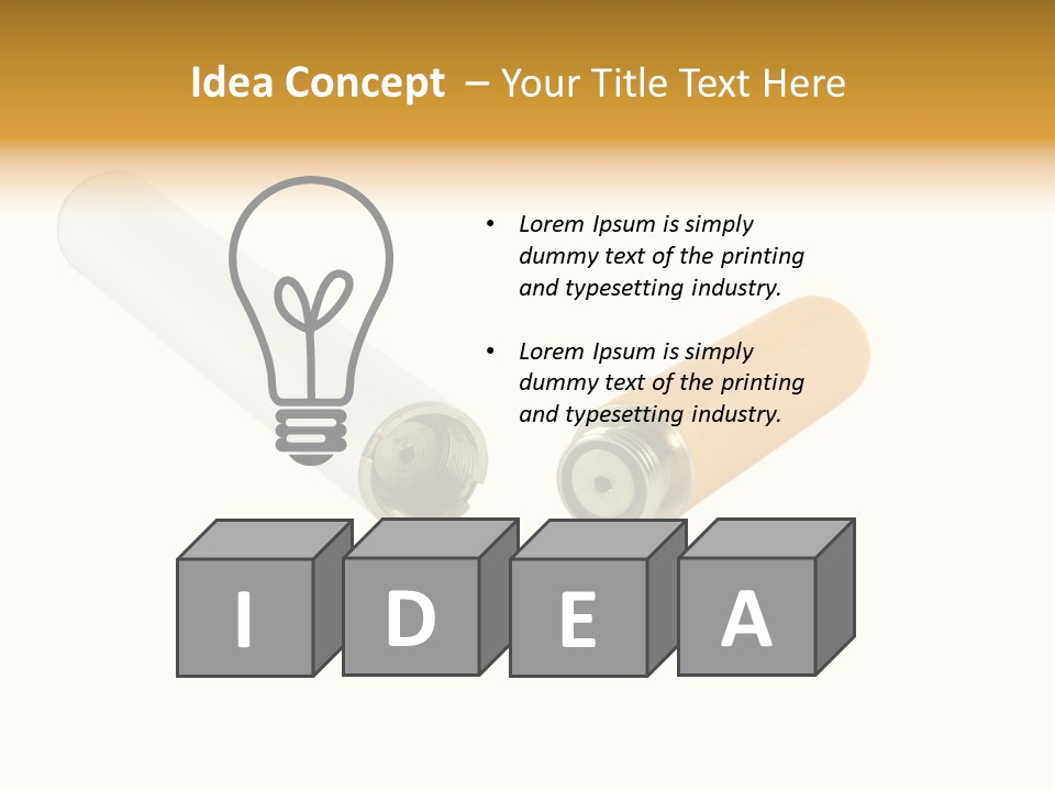 Stop Technology Cartridge PowerPoint Template