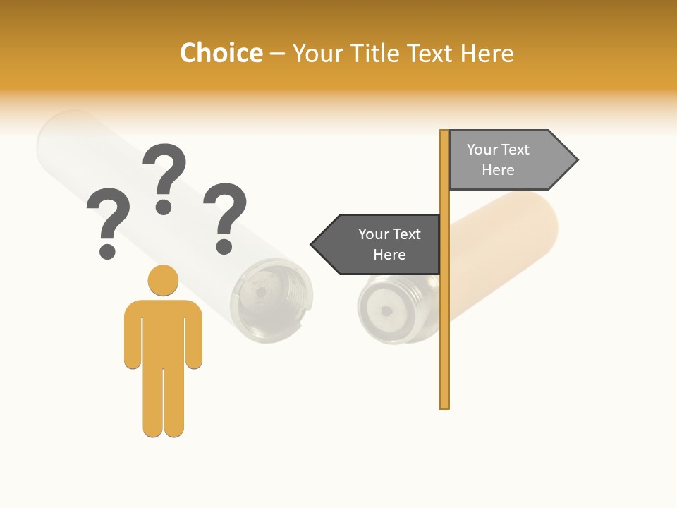 Stop Technology Cartridge PowerPoint Template