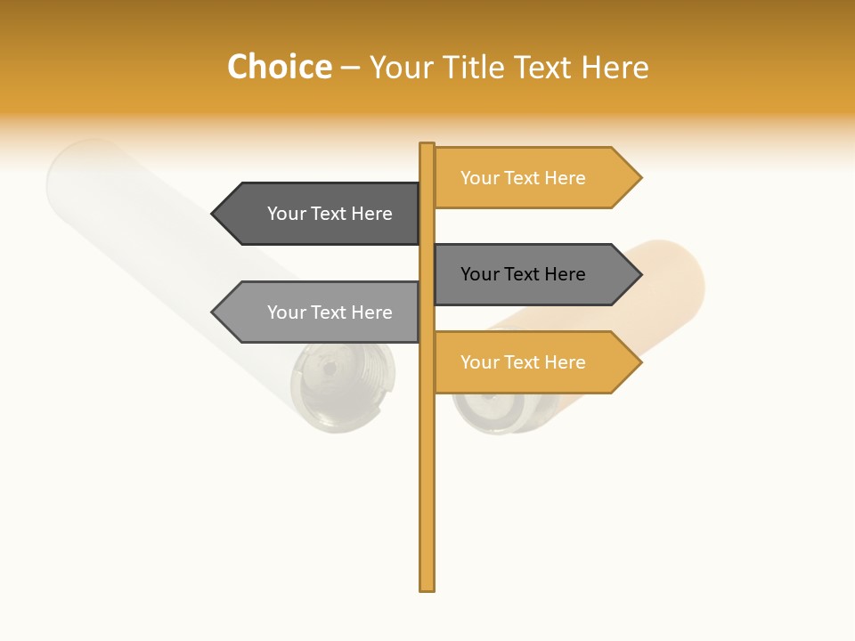 Stop Technology Cartridge PowerPoint Template