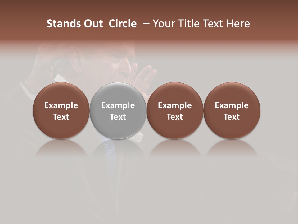 Speech Christian University PowerPoint Template