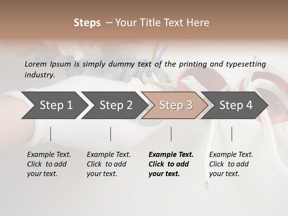 Wall Protection Work PowerPoint Template